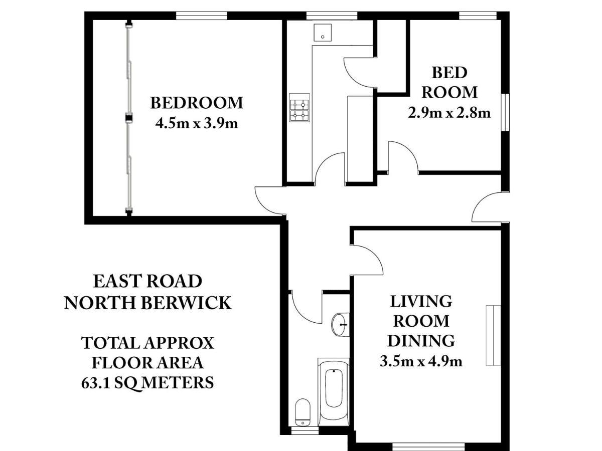 East Road Apartment North Berwick Extérieur photo